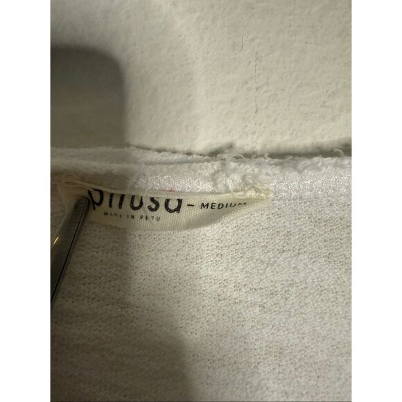 Pitusa Set Slub Knit Wide Leg Pants and Top Women’s Size Medium - Picture 3 of 8